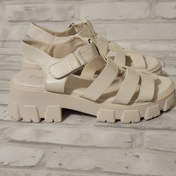 Off White Lug Sole Sandals - Picture 2 of 4